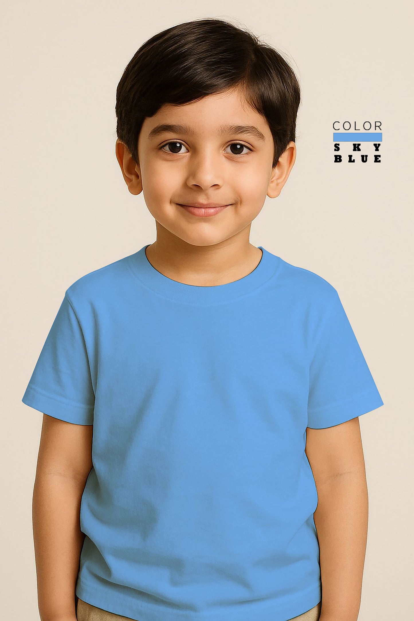 Kids Basic Tee - Sea Blue