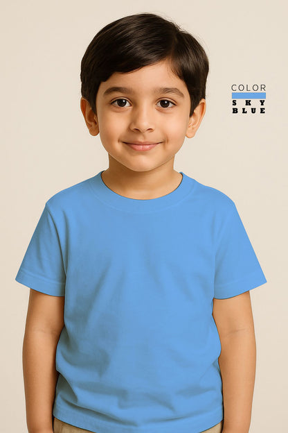 Kids Basic Tee - Sea Blue