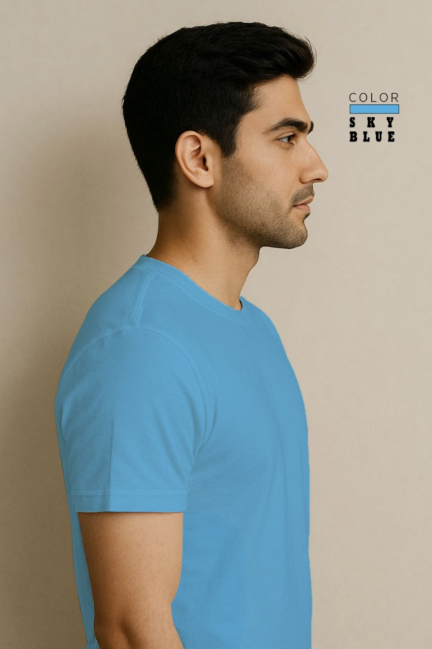 Short Sleeve T-Shirt -Sea Blue