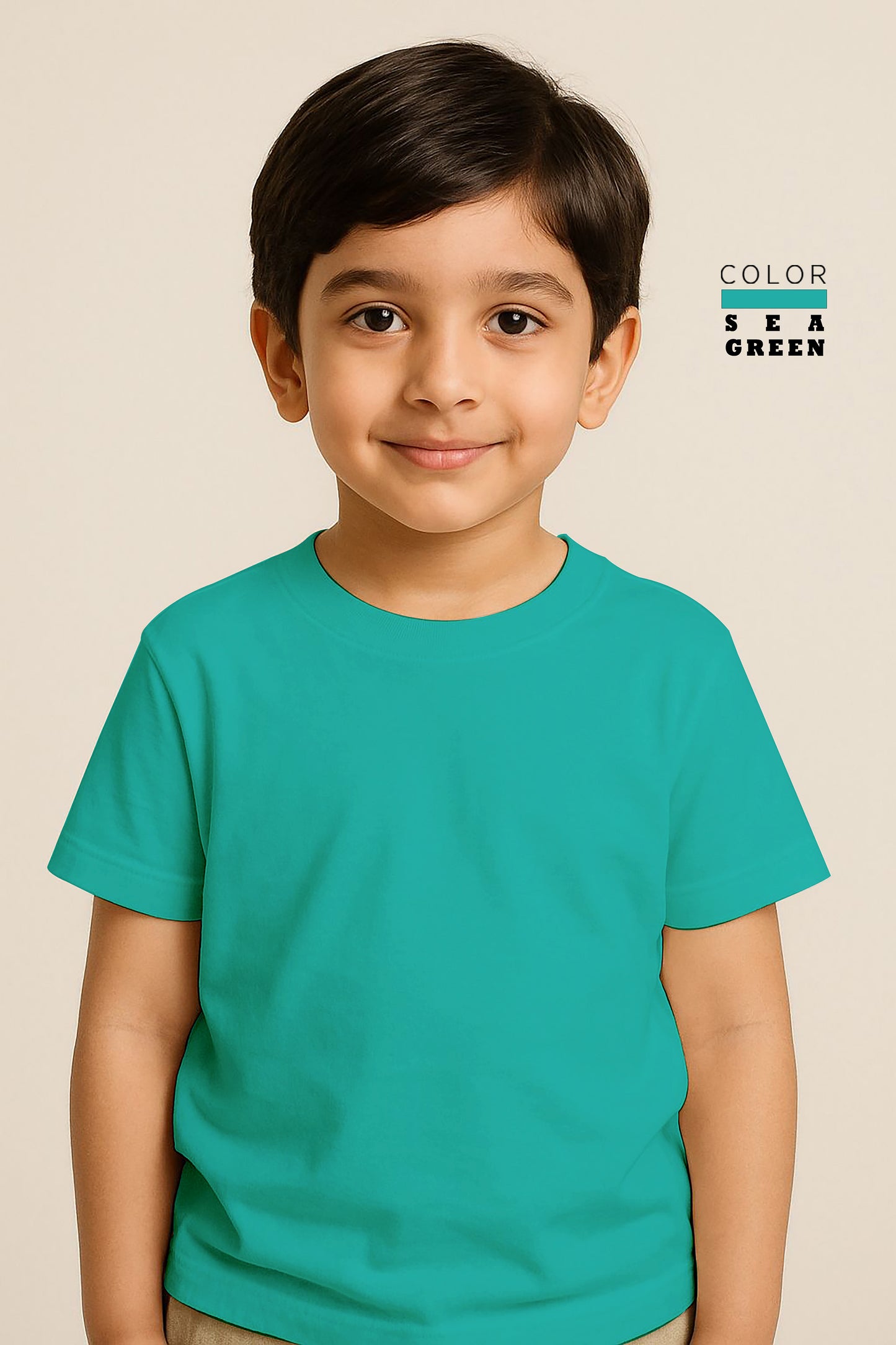 Kids Basic Tee - Sea Green