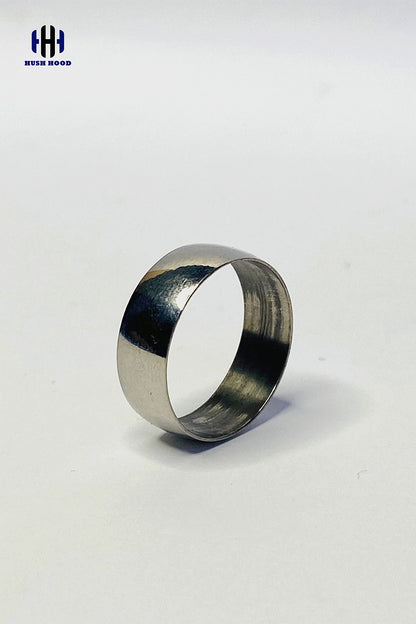 Stainless Steel Plain Band Ring – Minimal Classic Design