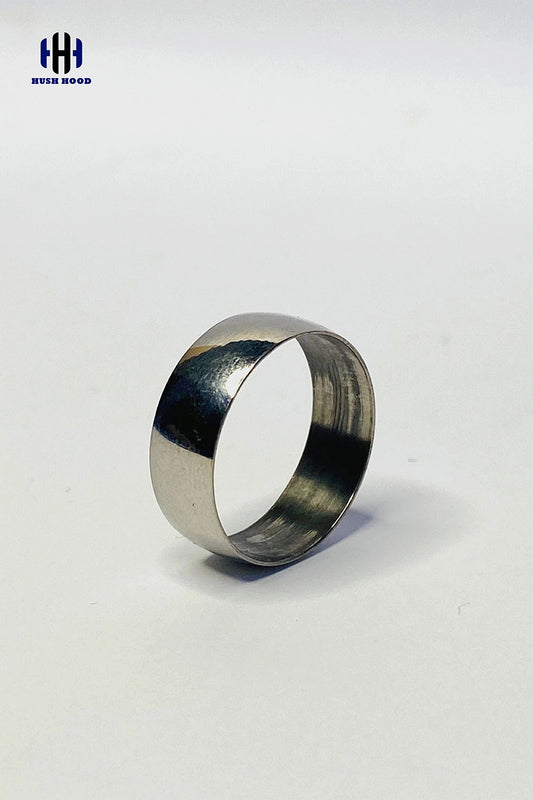 Stainless Steel Plain Band Ring – Minimal Classic Design