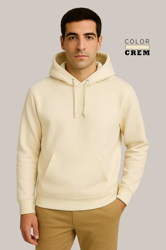 Cream Hoodie – Minimal Style, Maximum Comfort