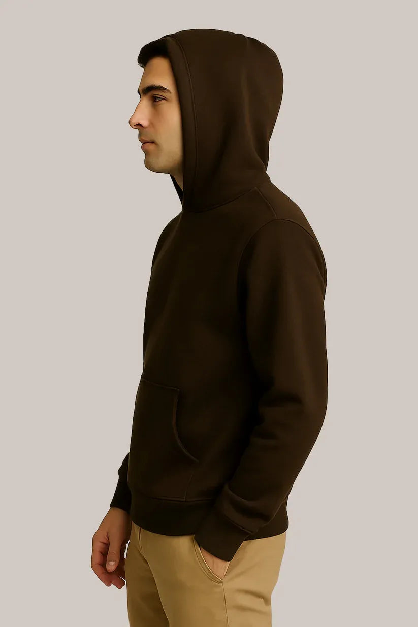 Warm Brown Hoodie – Earthy Vibes, Everyday Comfort