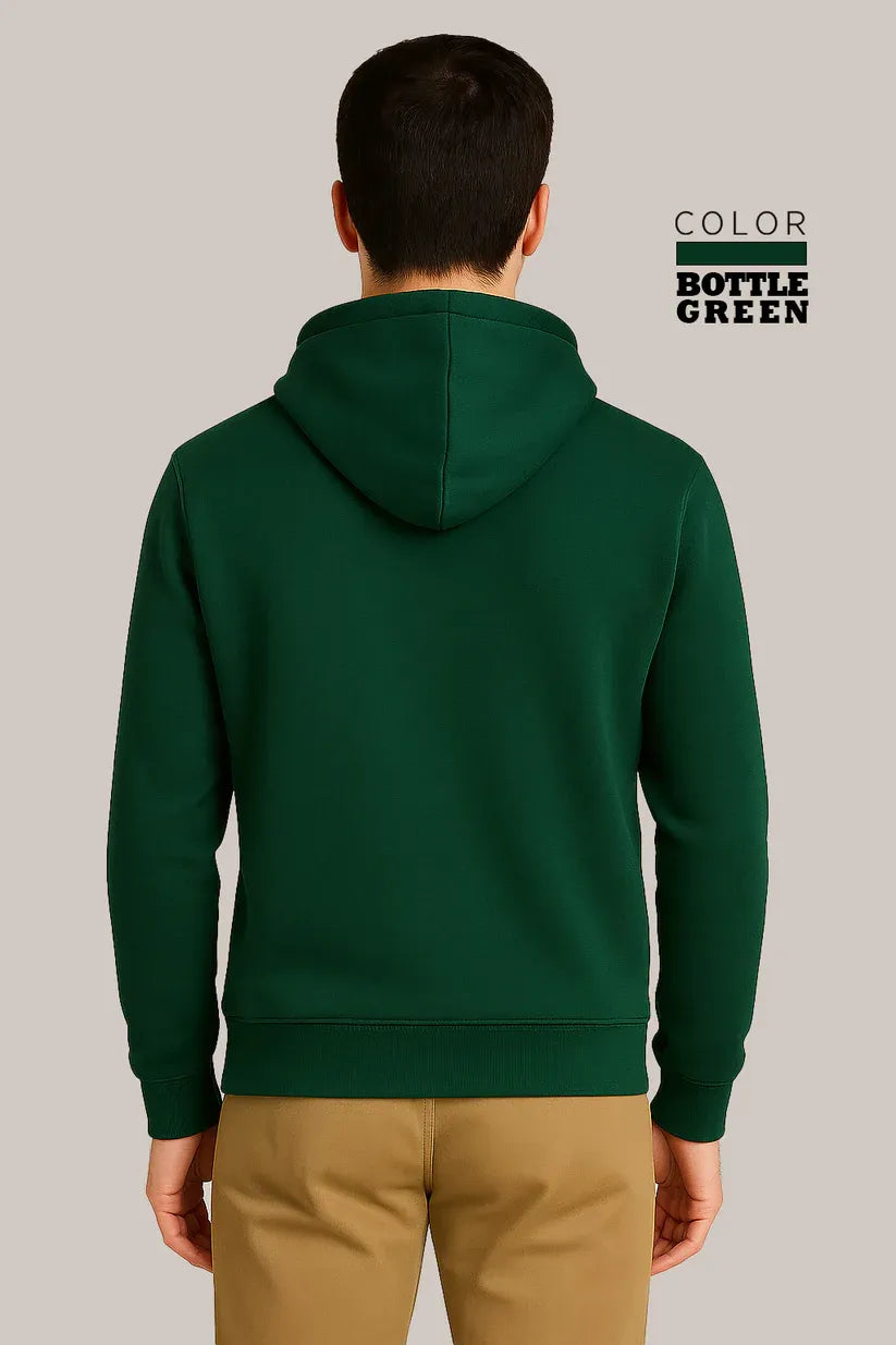 Bottle Green Hoodie – Deep Tone, Ultimate Comfort