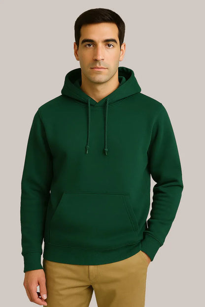 Bottle Green Hoodie – Deep Tone, Ultimate Comfort