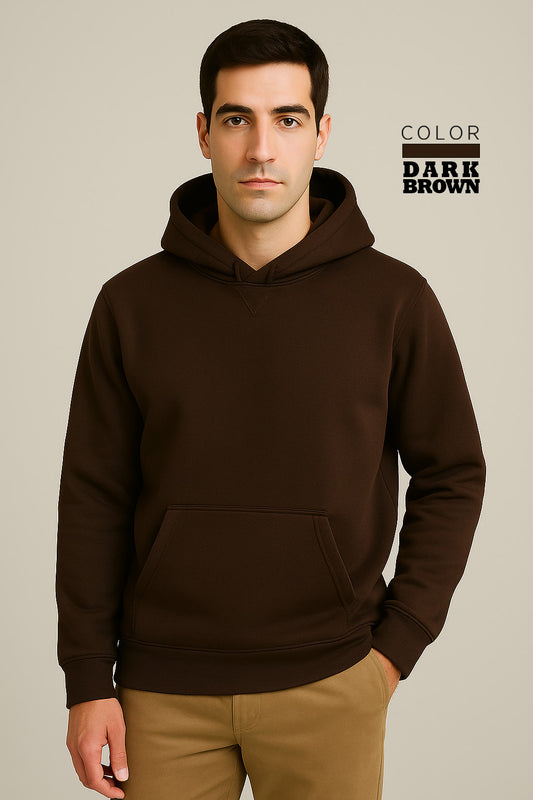 Warm Brown Hoodie – Earthy Vibes, Everyday Comfort