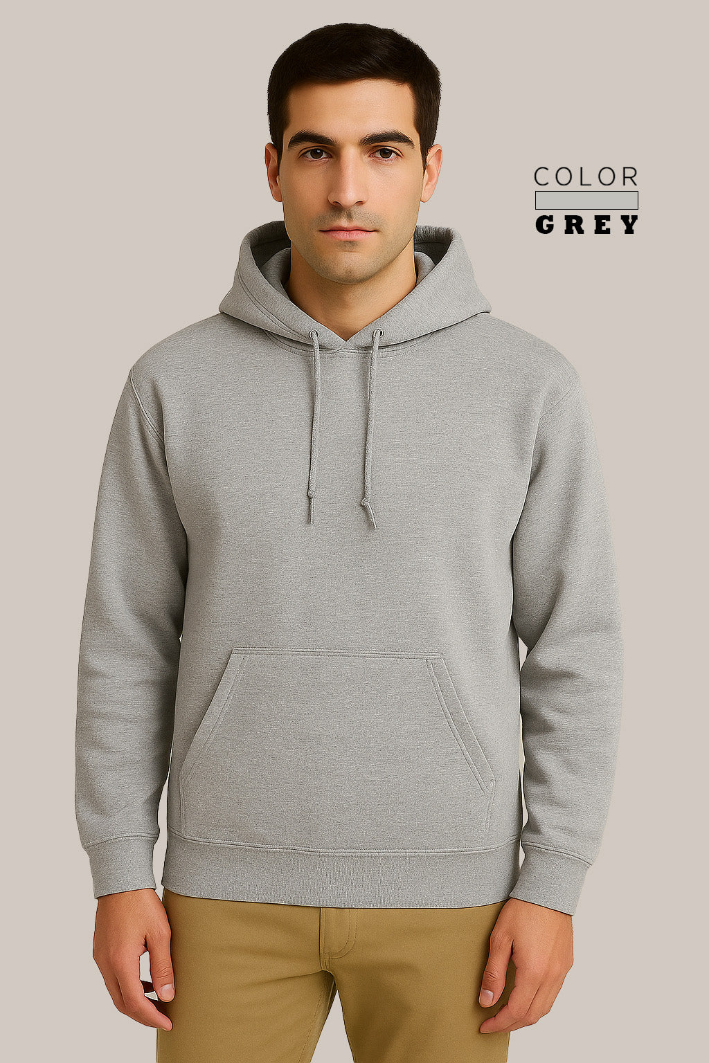 Grey Hoodie – Timeless Neutral, Everyday Comfort