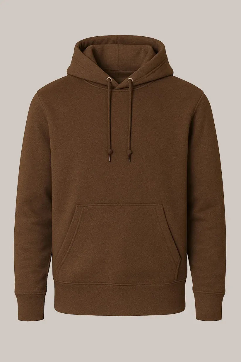 Warm Brown Hoodie – Earthy Vibes, Everyday Comfort