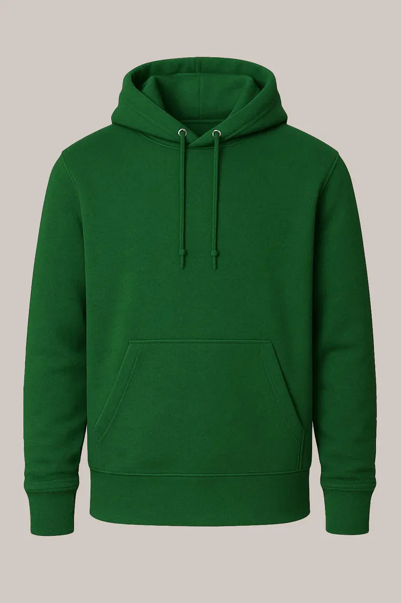 Bottle Green Hoodie – Deep Tone, Ultimate Comfort