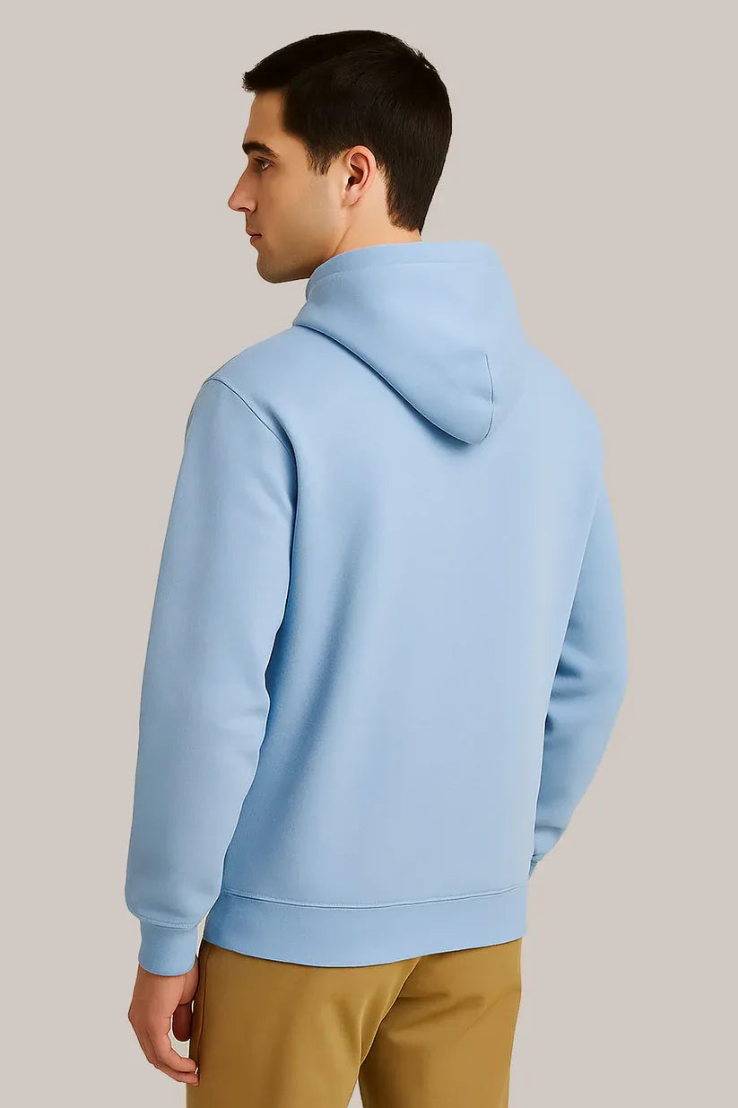Sea Blue Hoodie – Fresh Vibes, Everyday Comfort