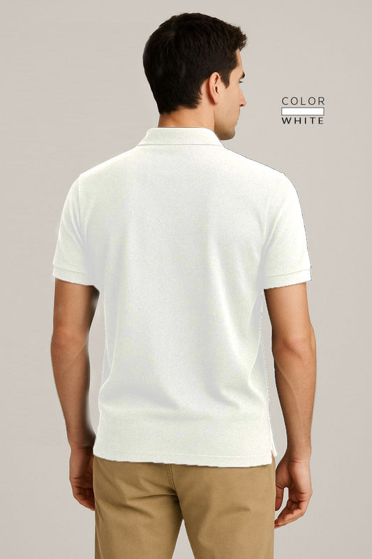 POLO TEE - WHITE