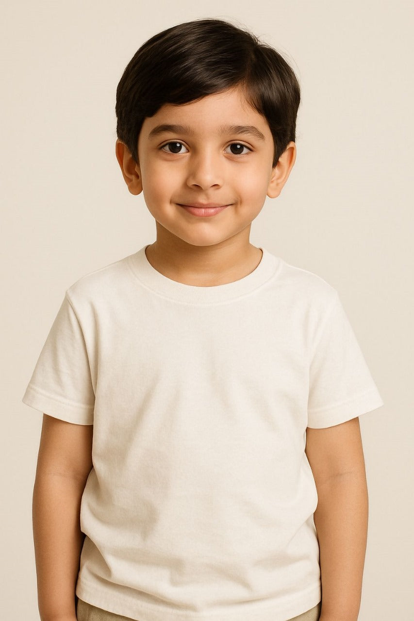 Kids Basic Tee - White
