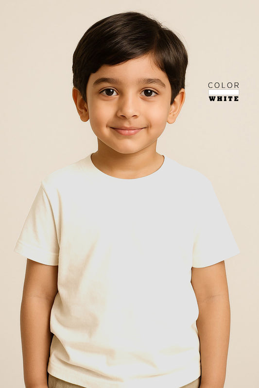 Kids Basic Tee - White