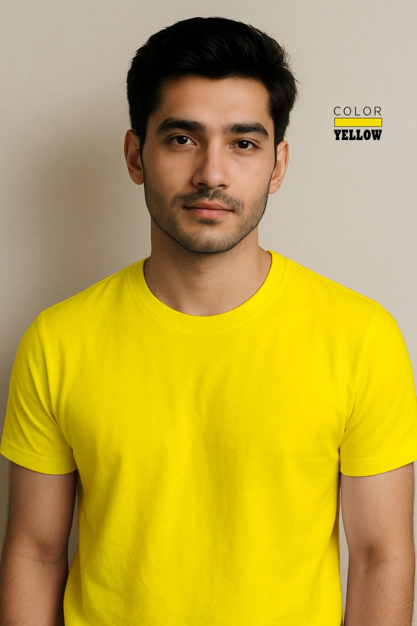 Short Sleeve T-Shirt -Yellow