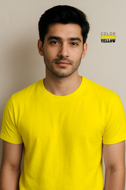 Short Sleeve T-Shirt -Yellow