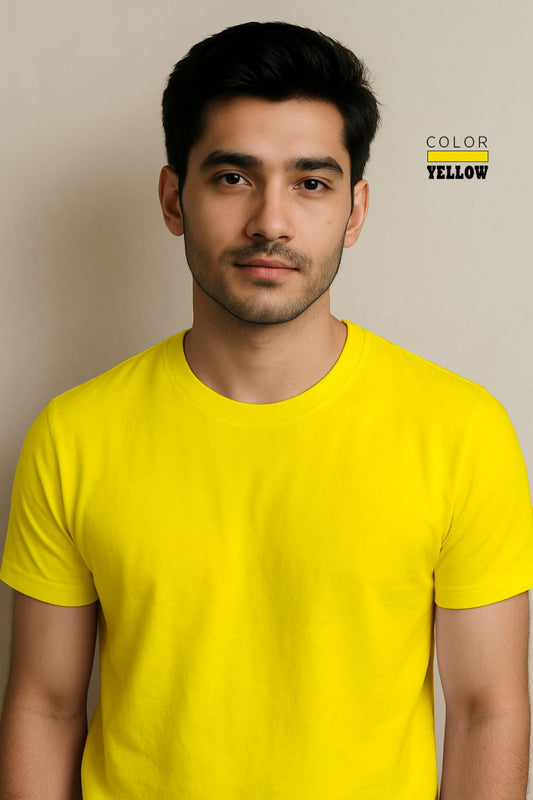 Short Sleeve T-Shirt -Yellow