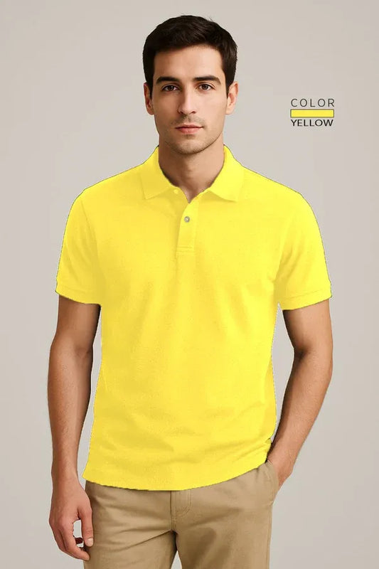 POLO TEE - YELLOW