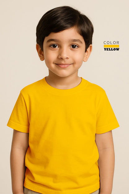 Kids Basic Tee - Yellow