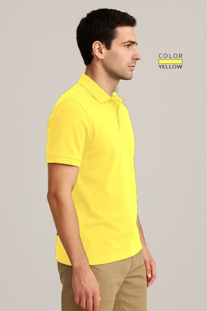 POLO TEE - YELLOW
